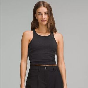 Ebb to Street Cropped Racerback Tank Top